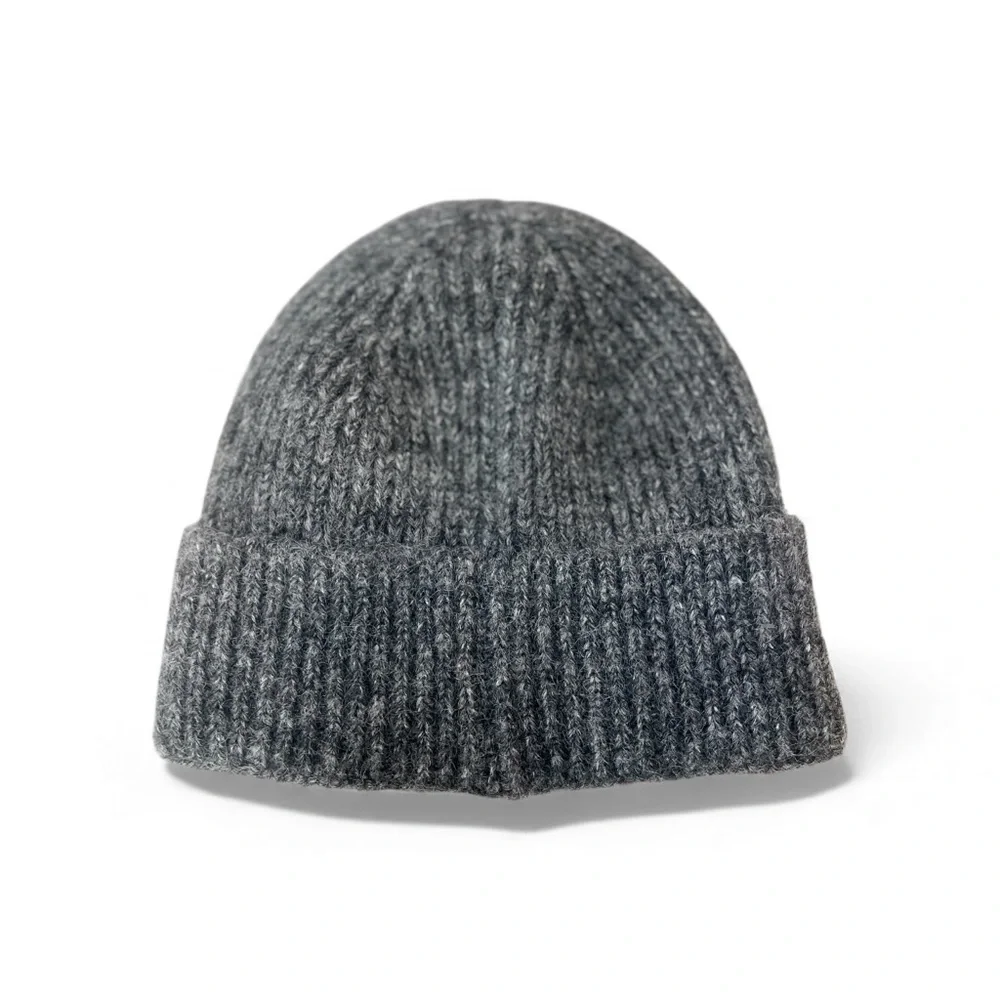 NWT The Drop Ribbed Knit Knot Beanie – Heather Gray, One Size - Picture 3 of 10